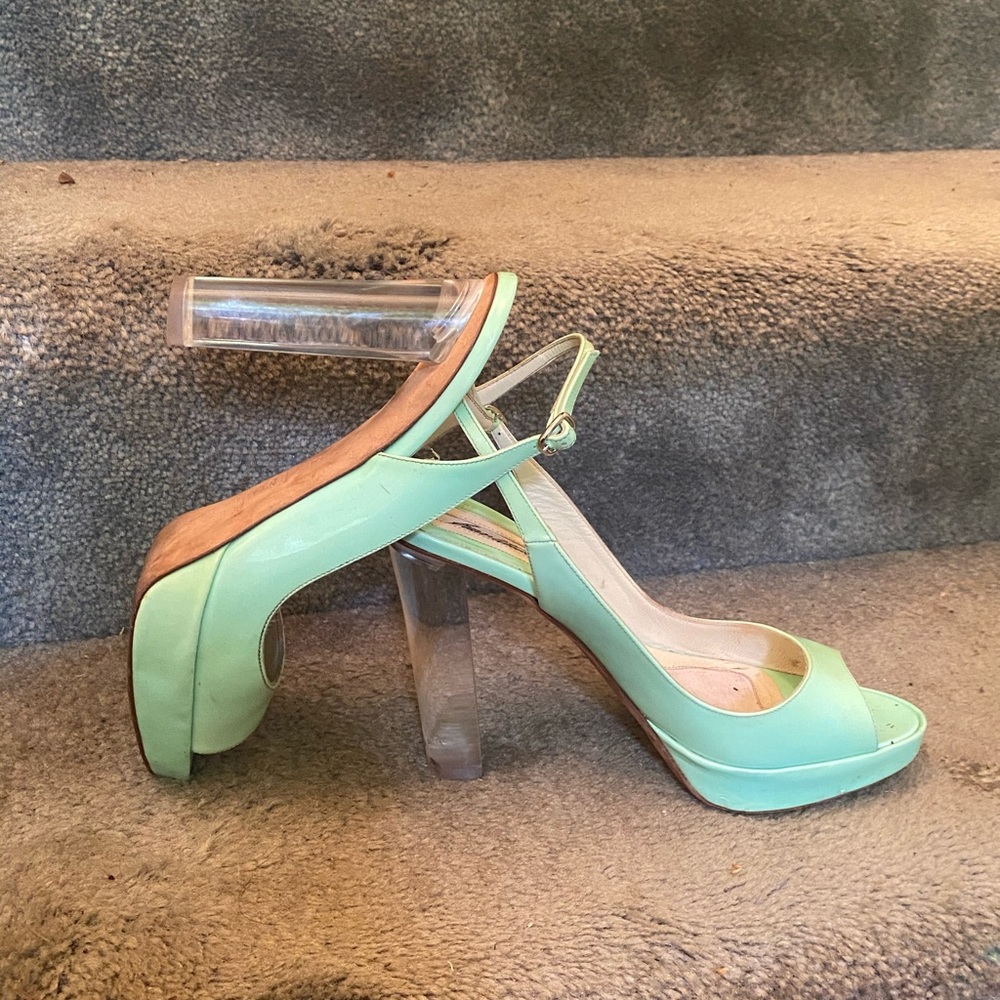 Brian Atwood clear heels